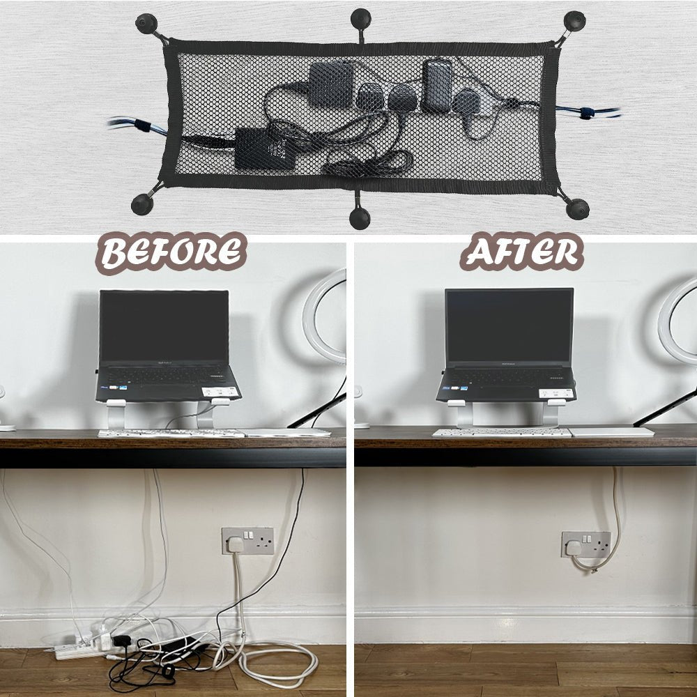 Ultimate Cable Tidy - Under Desk Cable Management - Cable Roo